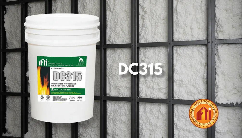 Fire Retardant Paint for Spray Foam Insulation in Canada: Why Only Certified 18-Mil DC315 Passes Building Code (2026)