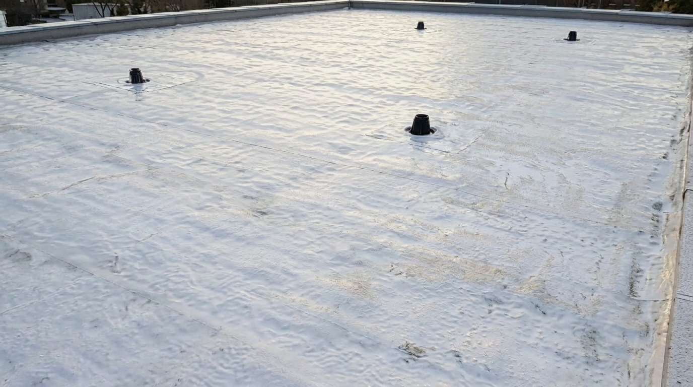 Flat Roof Foam & Coating - Toronto Insulation Contractor