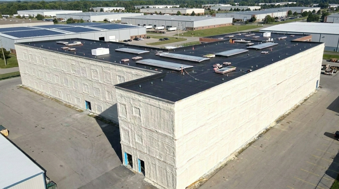 Commercial building spray foam